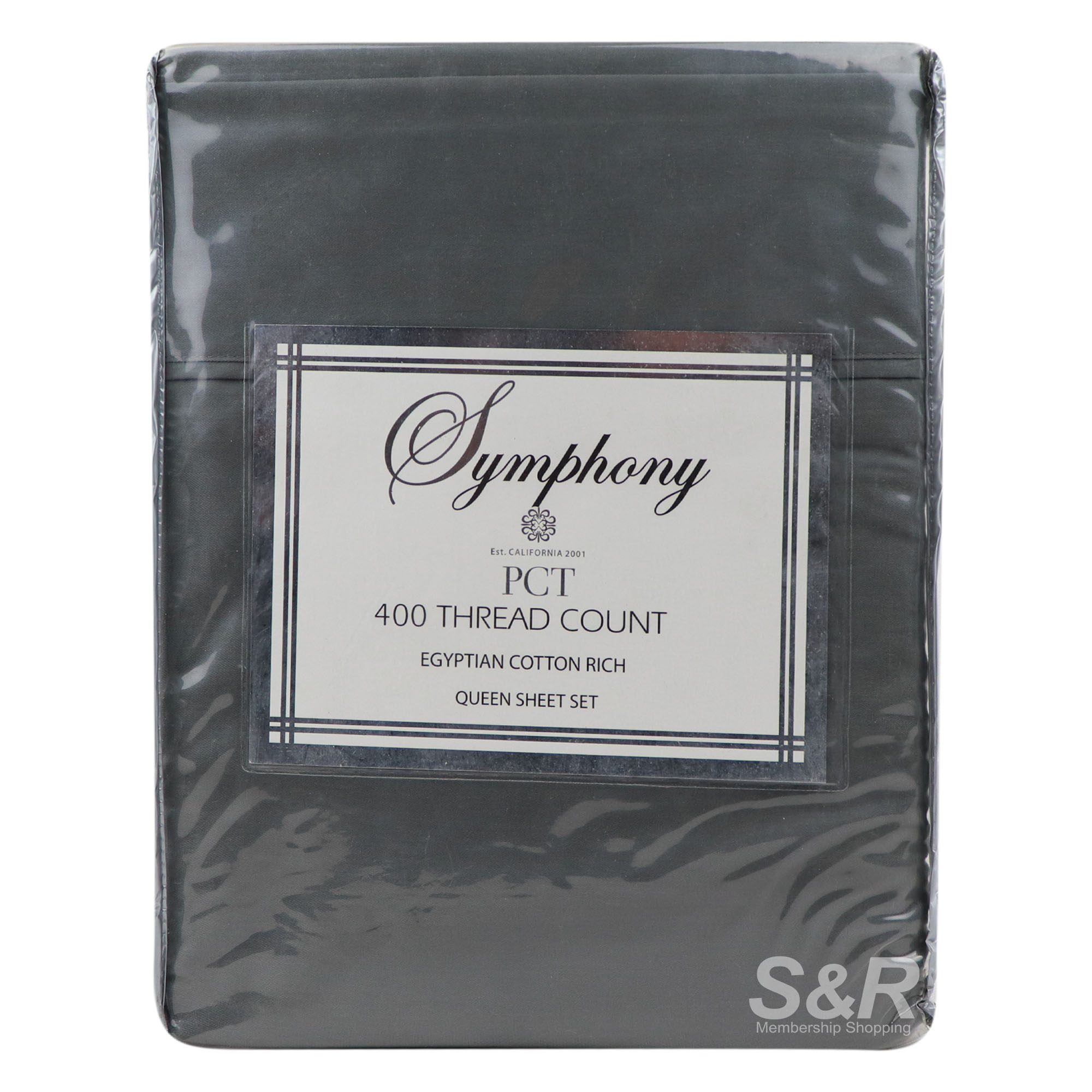 Symphony PCT Comfort Sheet Grey Queen Size 1 Set